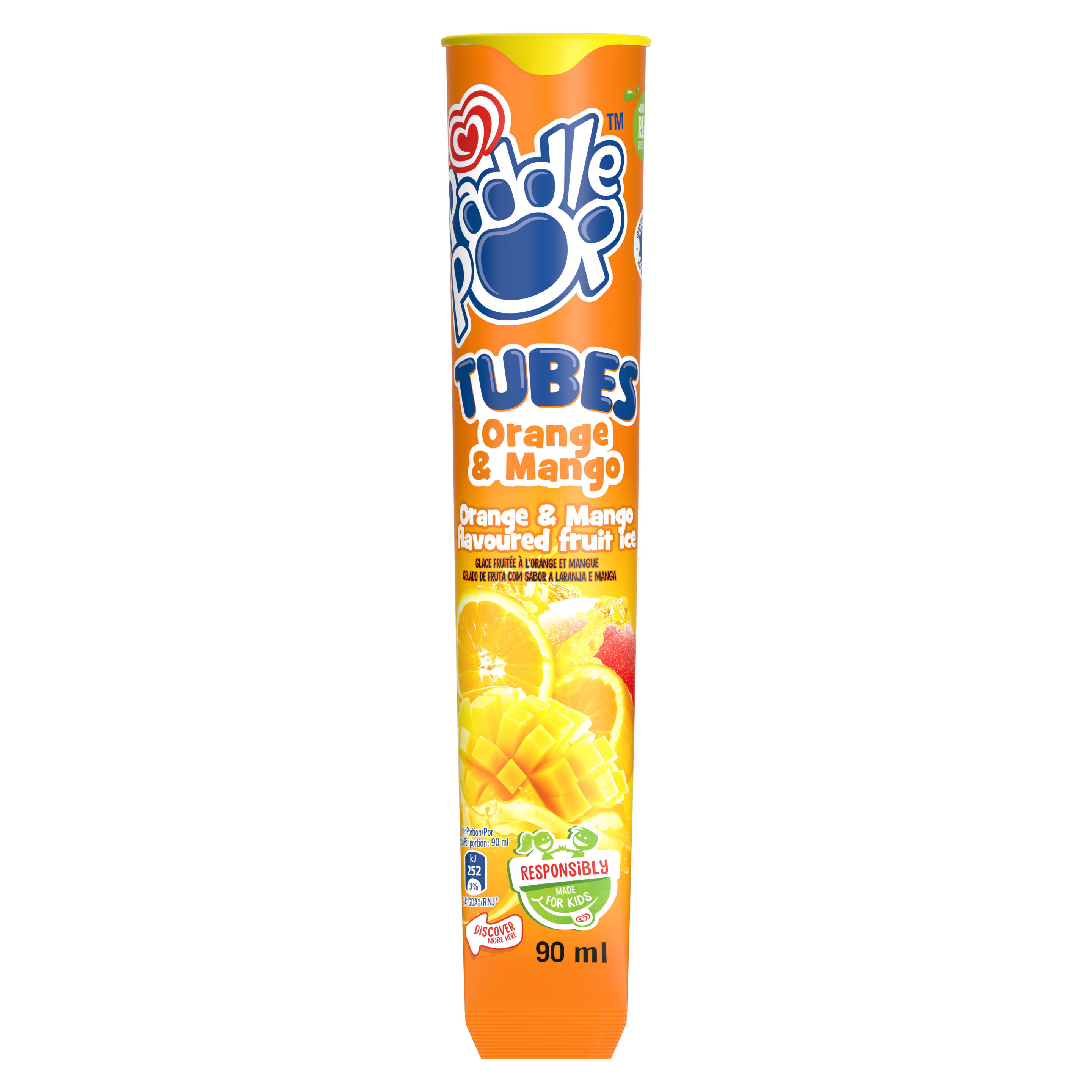 Paddle Pop Orange & Mango ( 8 units x 90ml )