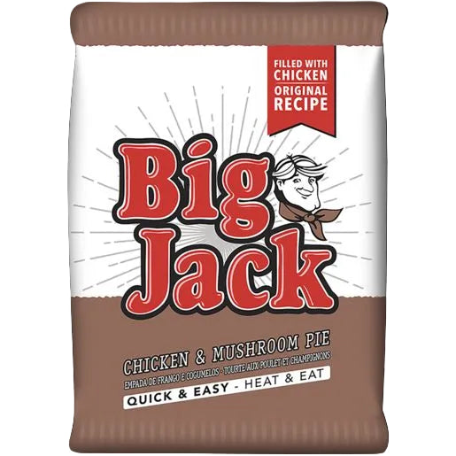 Big Jack Pre-Baked Pie Chicken & Mushroom (6 units x ±170g)